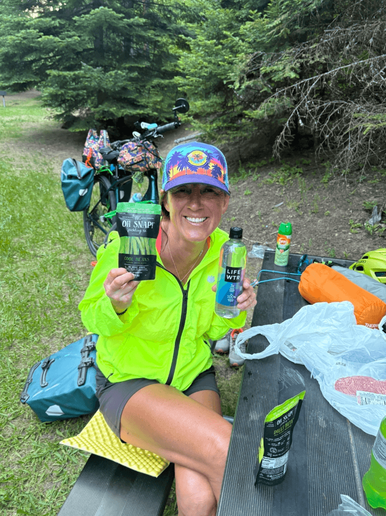 Over 109 days and 4,308 miles, she pedaled her bike and four panniers with her friend, Dan Mitchell, from a tiny coastal town to the boardwalk lights of Coney Island.