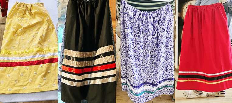 Ribbon skirt display at Shako:wi Cultural Center helps bring awareness to missing and murdered Indigenous Women (MMIW)